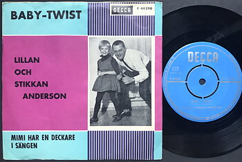 LILLAN och STIKKAN ANDERSSON - Baby-twist Swe PS 1962