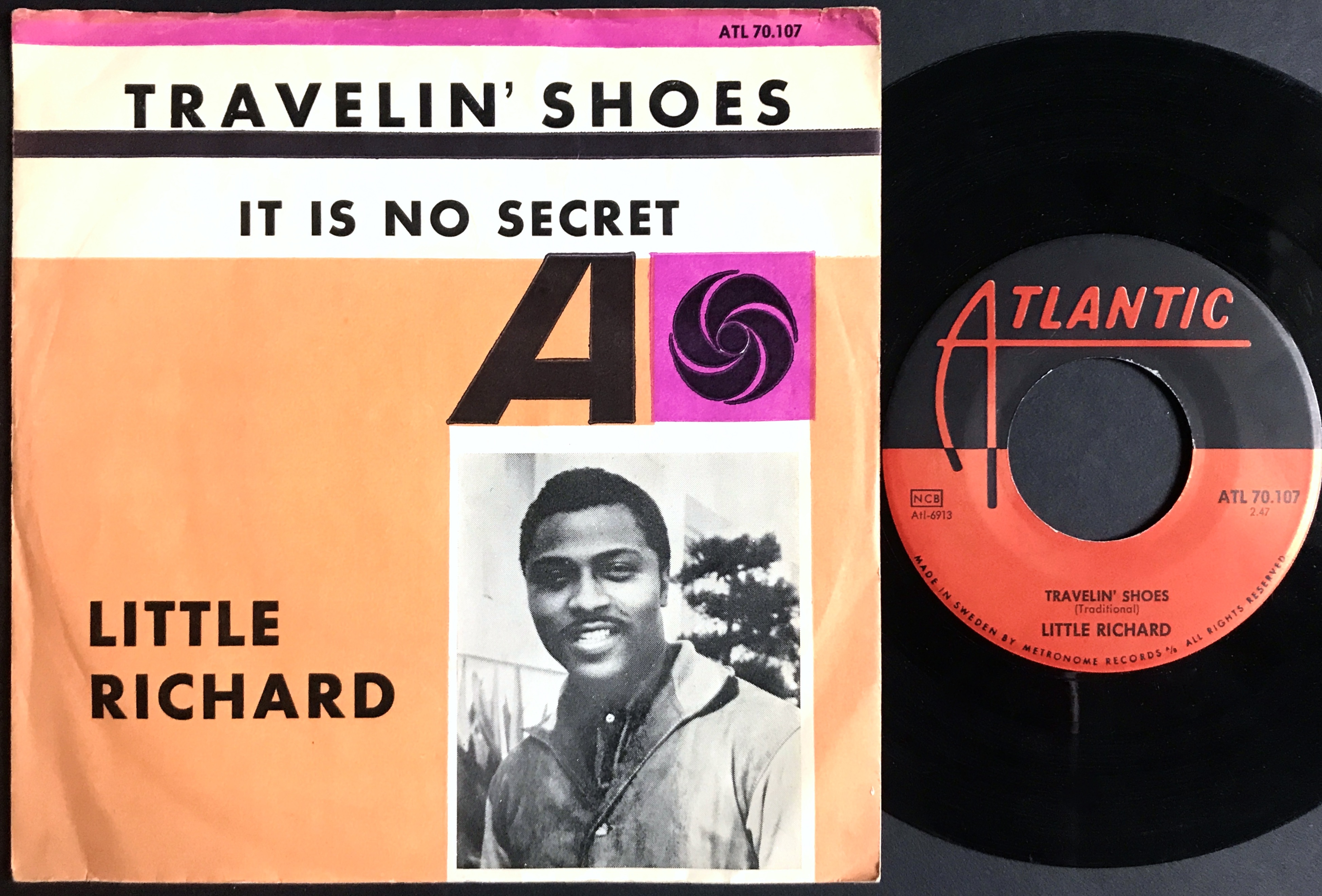 LITTLE RICHARD - Travelin´ shoes Swe PS 1963