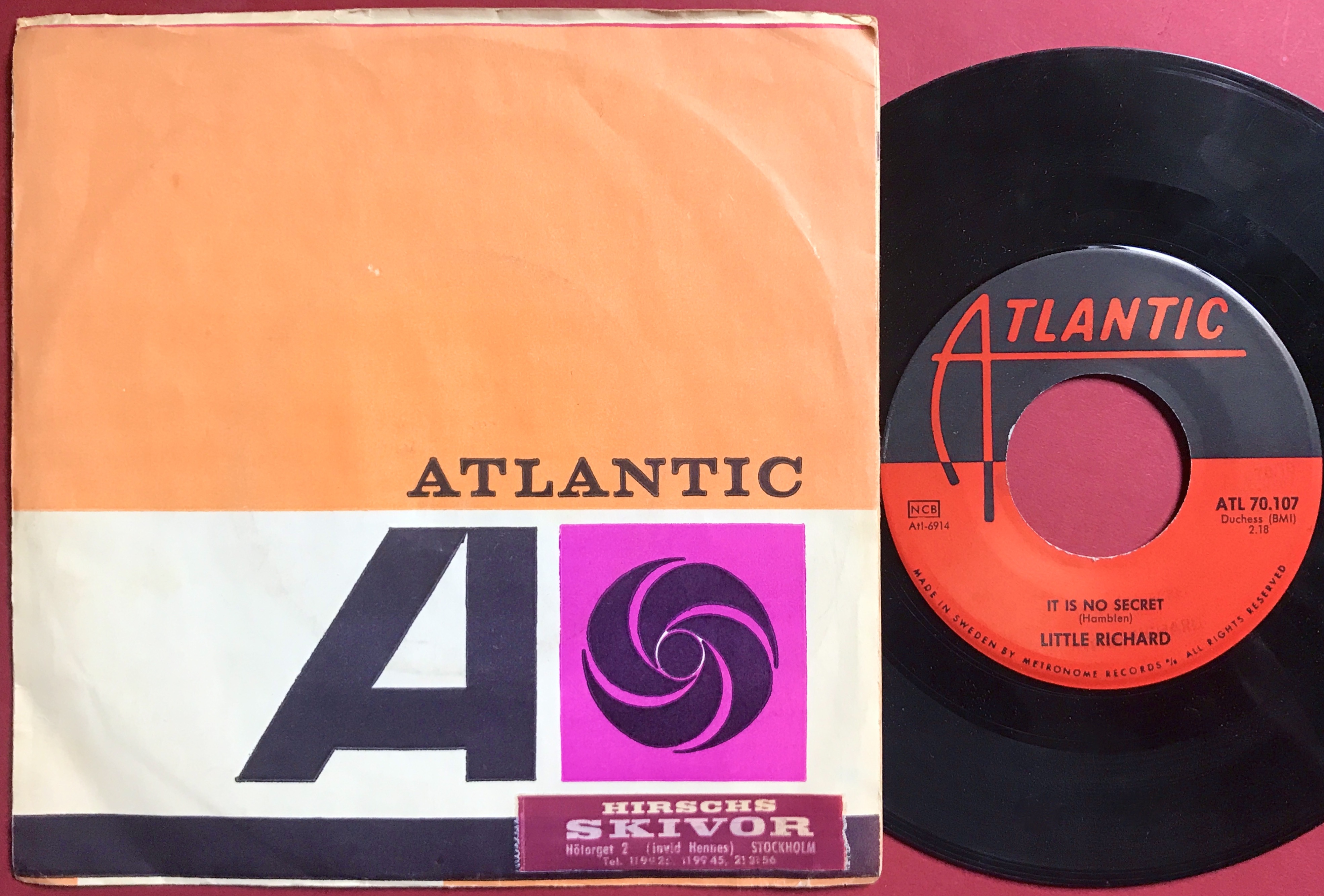 LITTLE RICHARD - Travelin´ shoes Swe PS 1963 - 2