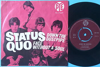STATUS QUO - Down the dustpipe Norway PS 1970