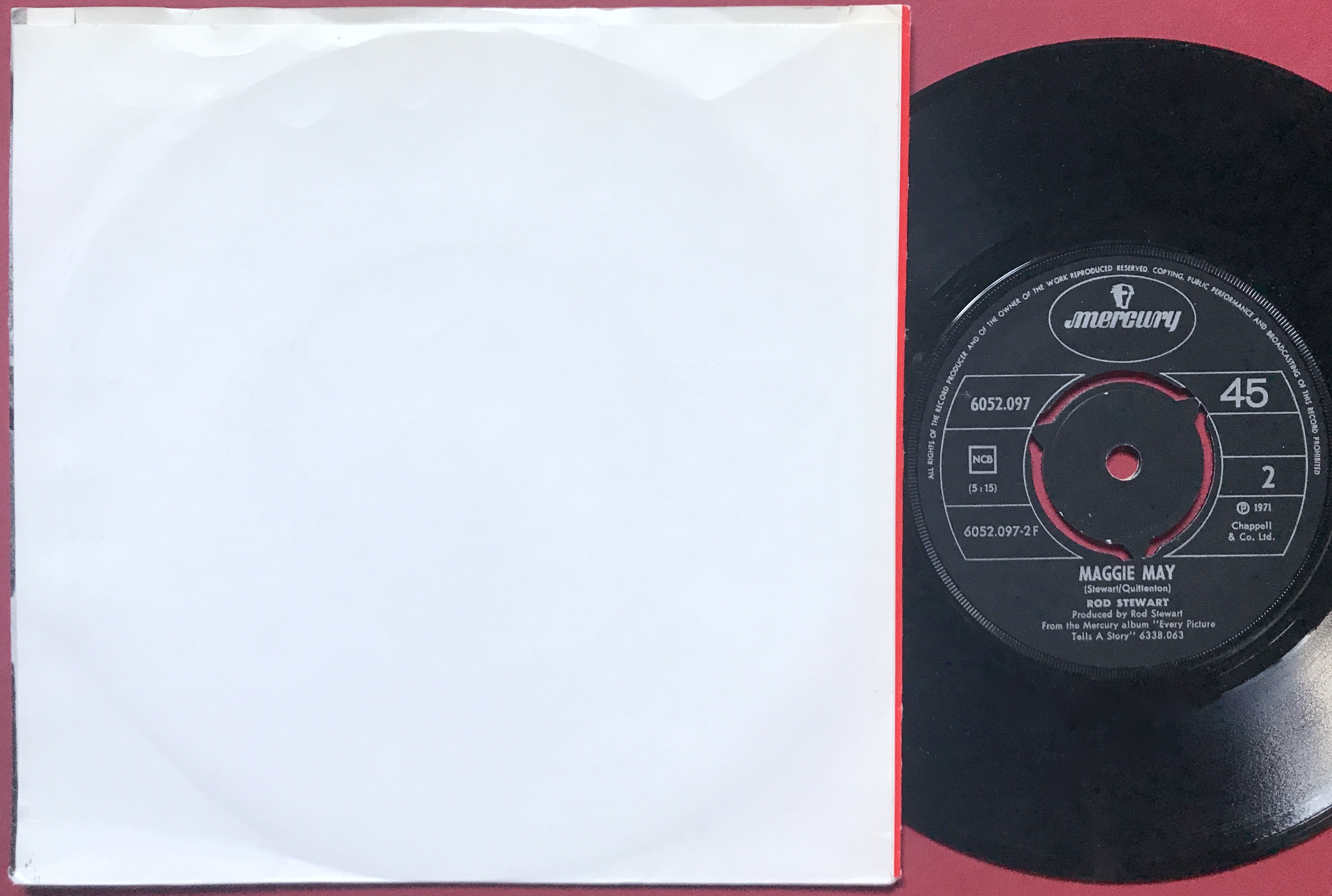 ROD STEWART - Reason to believe / Maggie May Norsk PS 1971 - 2