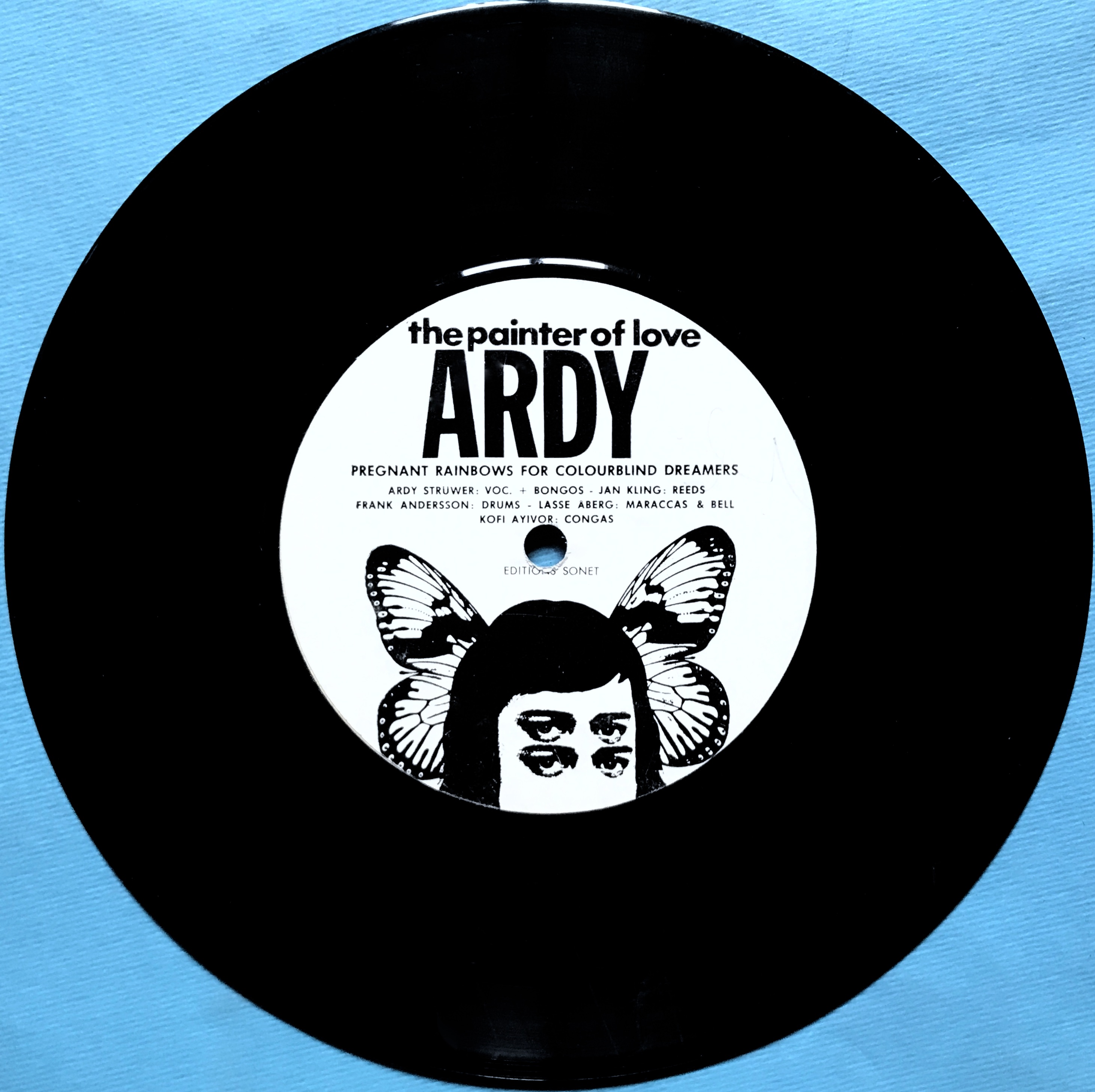ARDY STRUWER - Pregnant Rainbows For Colourblind Dreamers Swe 45 1968 - 2