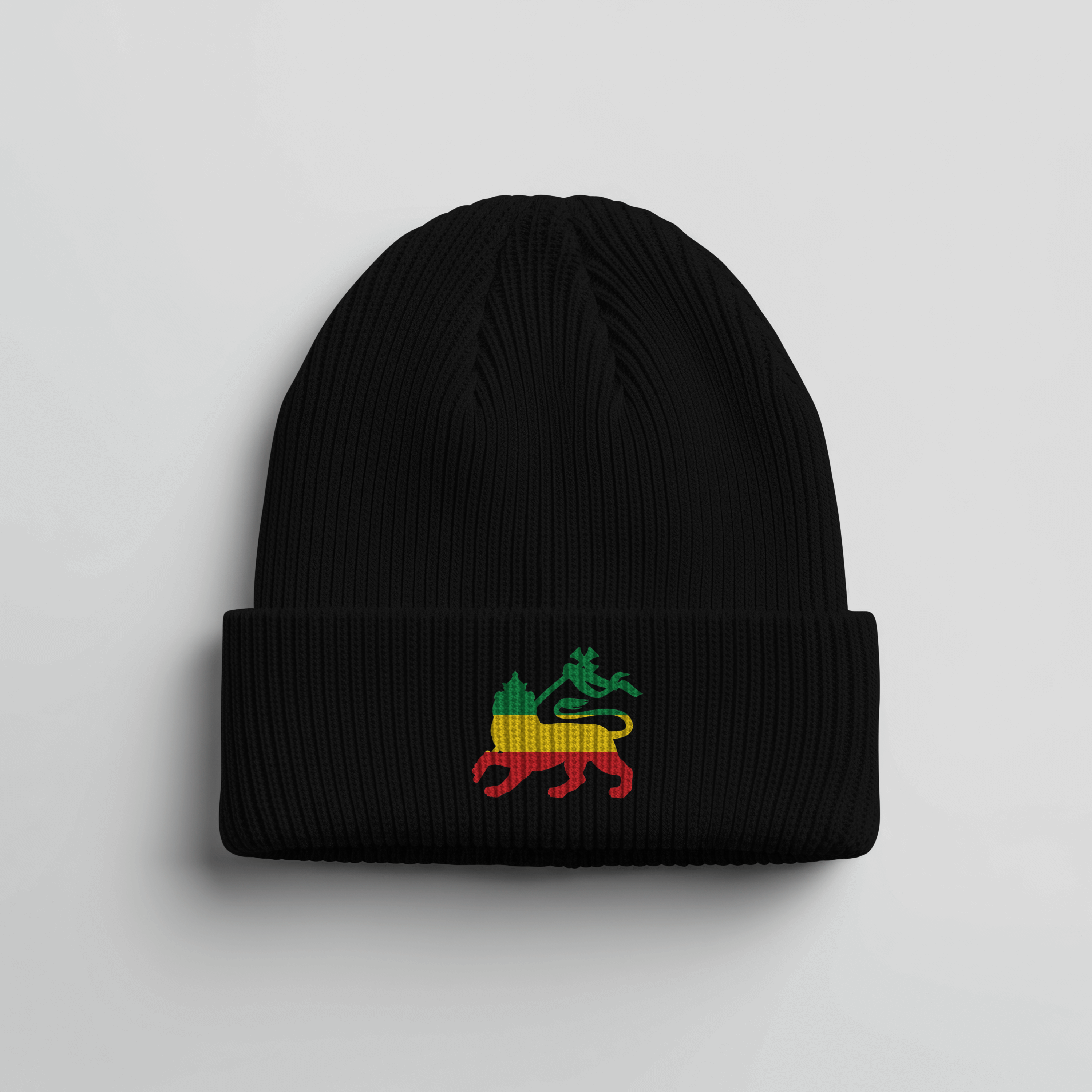 Conquering Lion Beanie Black