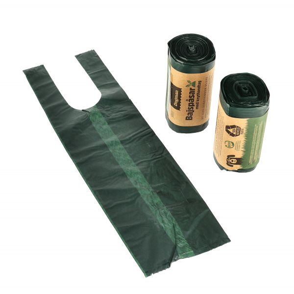 Bajspåsar av 100% återvunnen plast 60-pack - 3