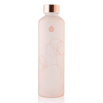 Pink frostet glas vandflaske