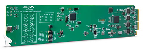 AJA OG-3G-AMD: 3G-SDI 8-ch 24-bit AES Embedder/Disembedder