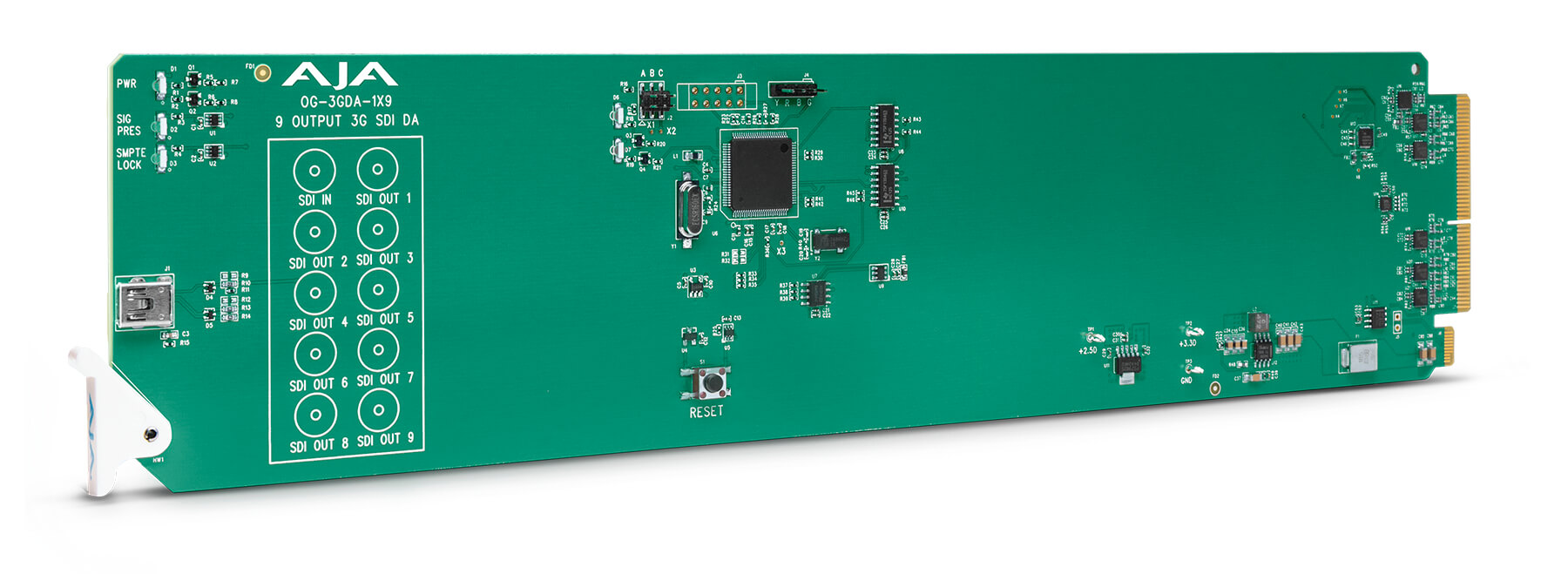 AJA OG-3GDA-1X9: 1x9 3G-SDI Re-clocking DA