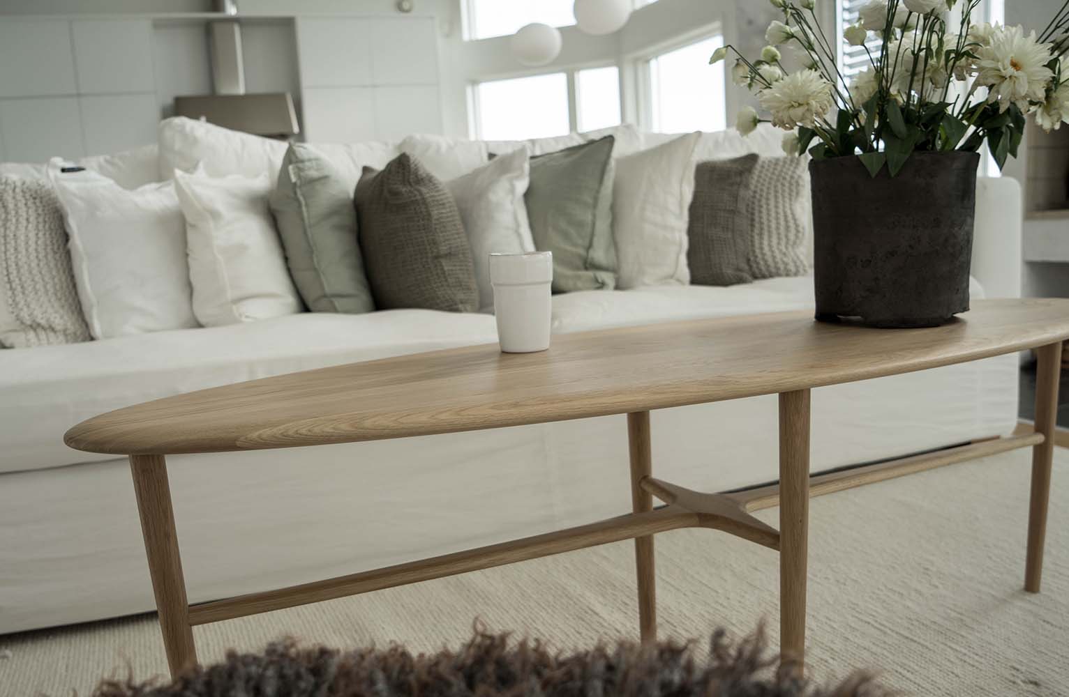 Crest Oval Coffee table 150 - 2