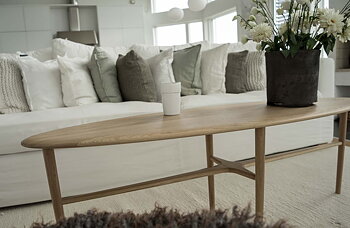 Crest Oval Coffee table 150
