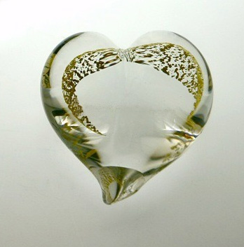 Clear Gold Herz, Mittel - 2