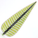 Stig Lindberg (1950s) Leaf Faience Dish with Colorful Decor 32 cm #21