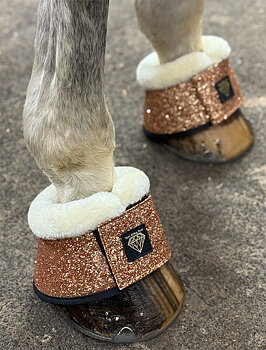 BOOTS SUPERGLITTER ROSÉ TEDDY