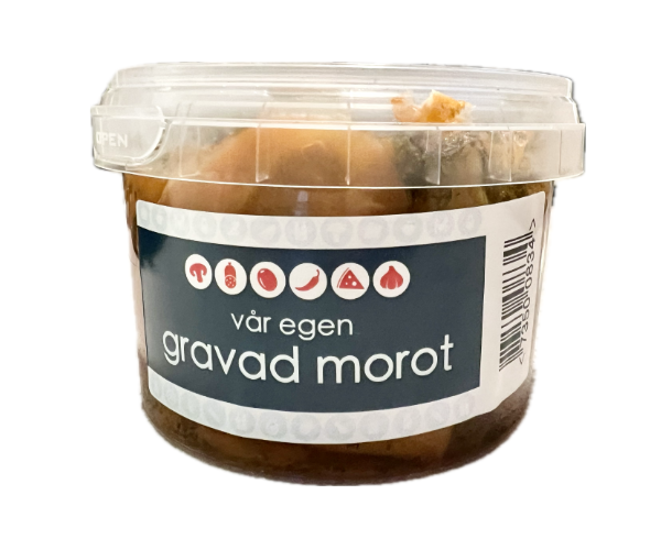 Gravad morot veganskt alternativ till gravad lax