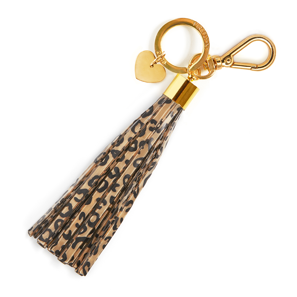 Leopard Print Tassel Reflector