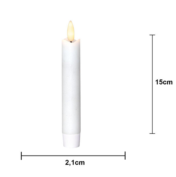 Batteriljus Antikljus 15cm LED 2-p Star Trading - 5