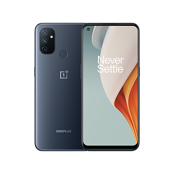 OnePlus Nord N100 Dual Sim 64GB - 1 År Garanti Begagnad i Nyskick - Midnight Frost