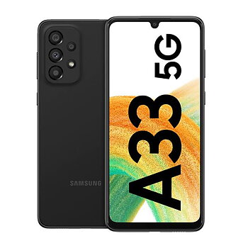 Samsung Galaxy A33 5G SM-A336B/DS Dual SIM 128GB - 1 År Garanti Begagnad i Nyskick - Svart / Blå