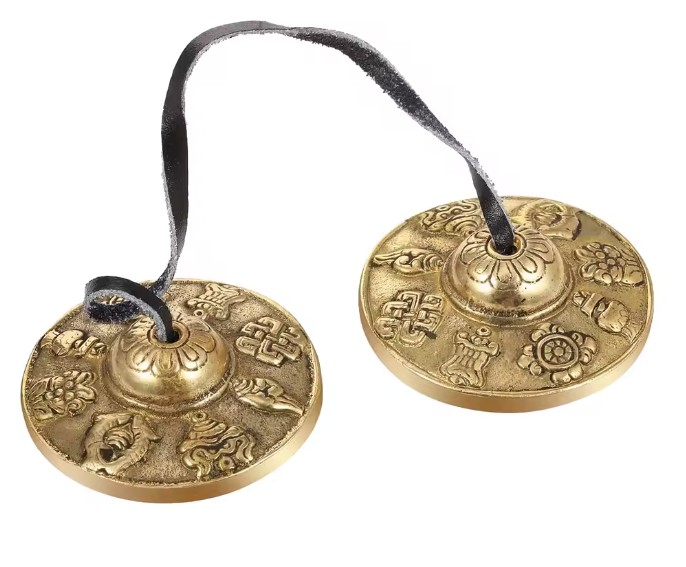 Thingsha med 8 Heliga Tibetanska Symboler