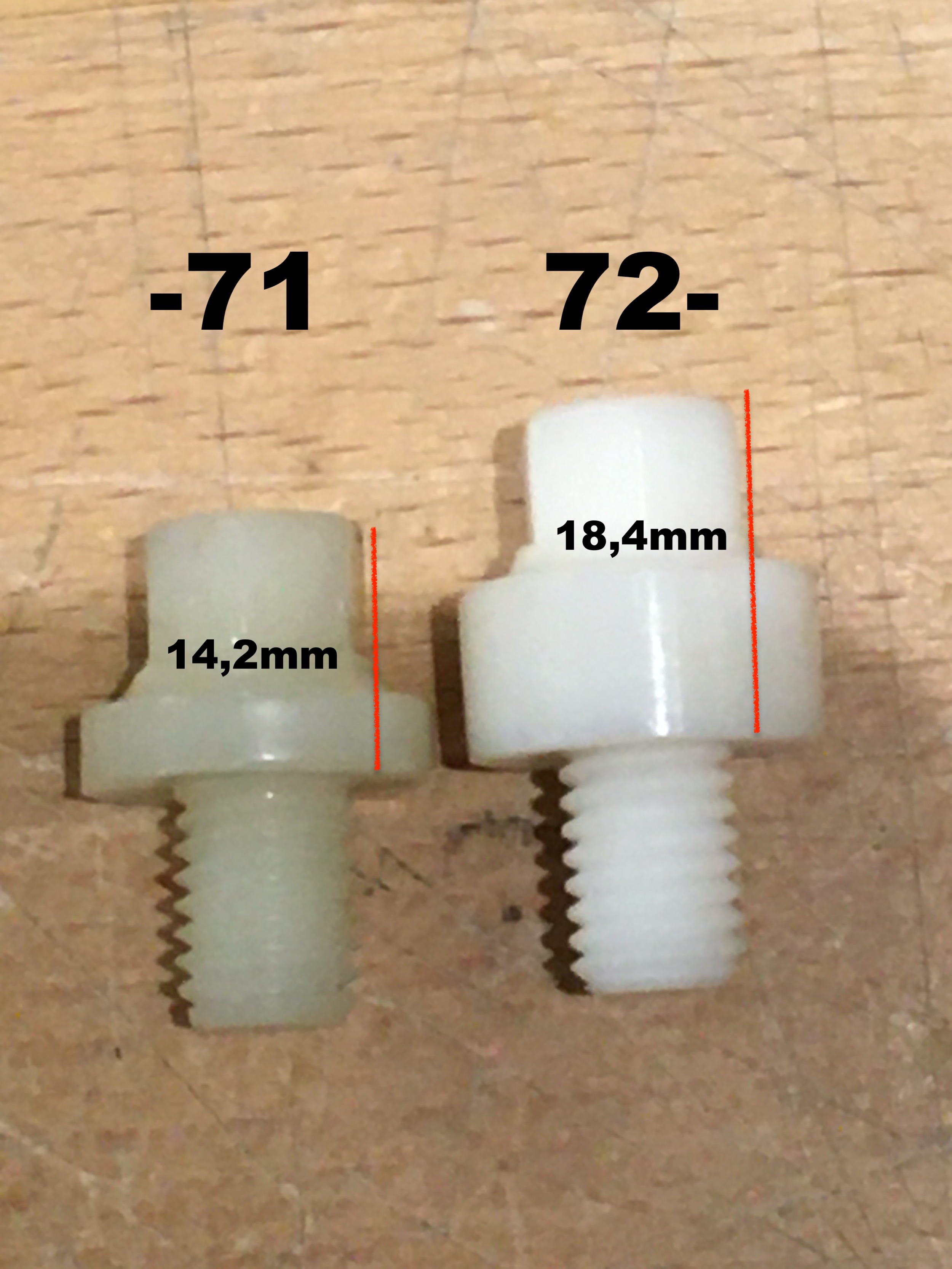 CIH Engine - Camshaft Adjustment Screw - 2