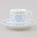 Stig Lindberg (Boro 1960) Strict Coffee Cup with Blue Decor  [Sample Images] 