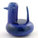 Sylvia Leuchovius (1960s) Blue Modern Bird 13 cm