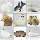 Paul Hoff (Arktis 1980s) Superb Snow-Grouse 16/14 cm <Early Production>