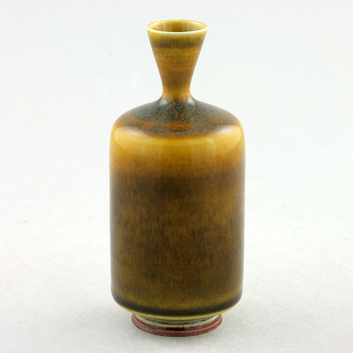 ベルント・フリーベリ 一点もの！茶色の花瓶 Vase（10cm)  1971年