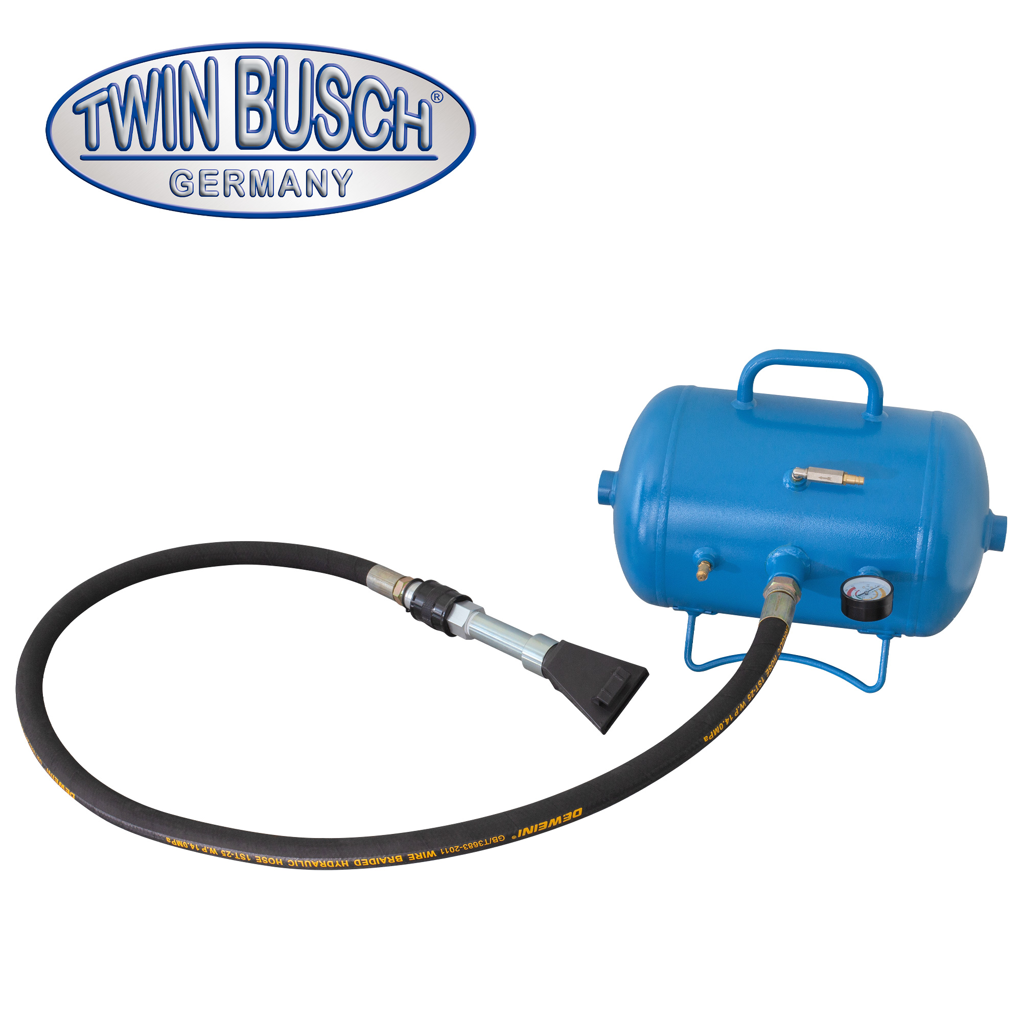 Luftbooster med slang 25 liter