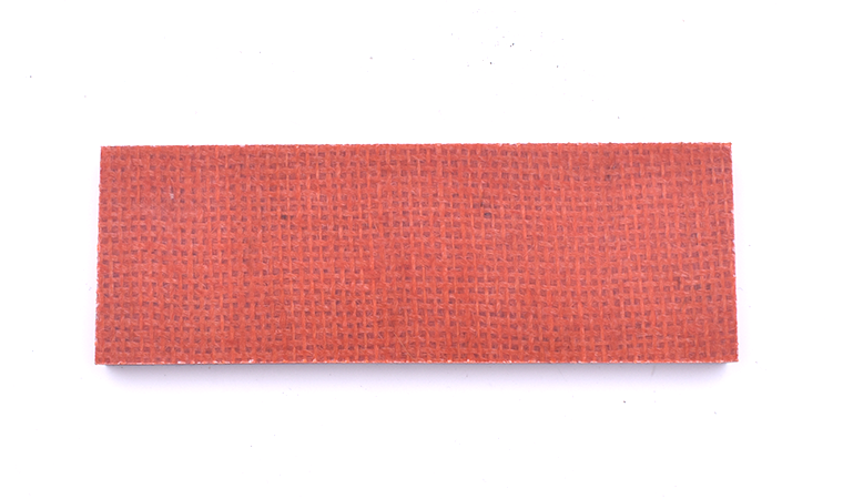 Micarta jute - Orange 8mm