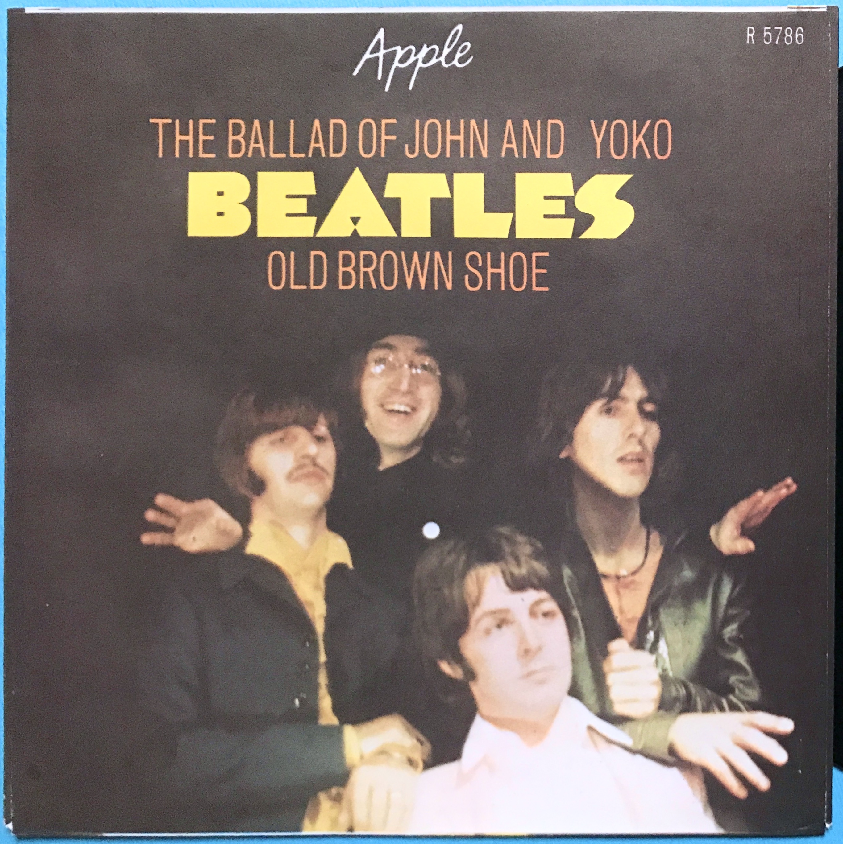 BEATLES - The ballad of John and Yoko 7" Swe PS 1969 - 2