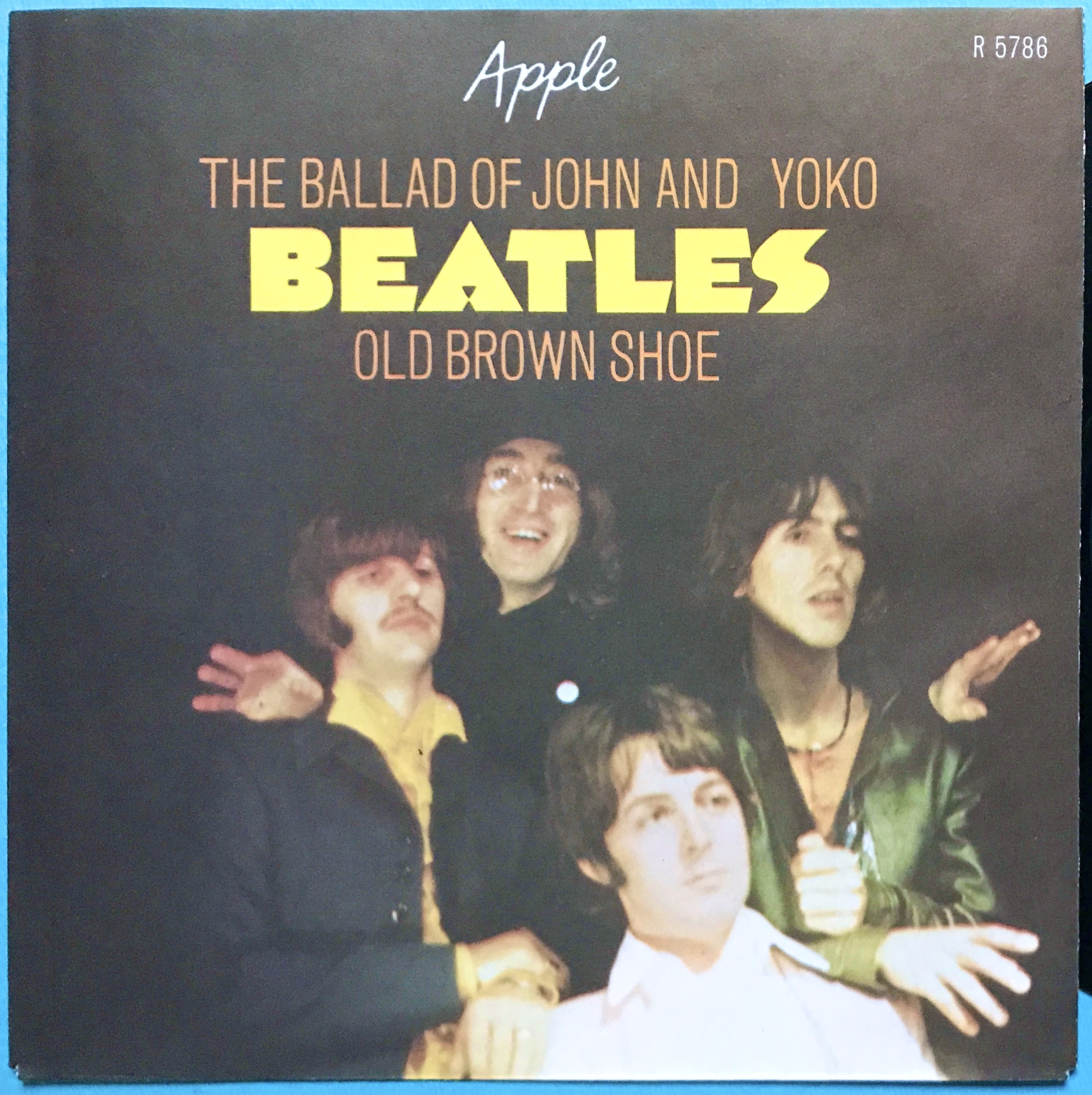 BEATLES - The ballad of John and Yoko 7" Swe PS 1969