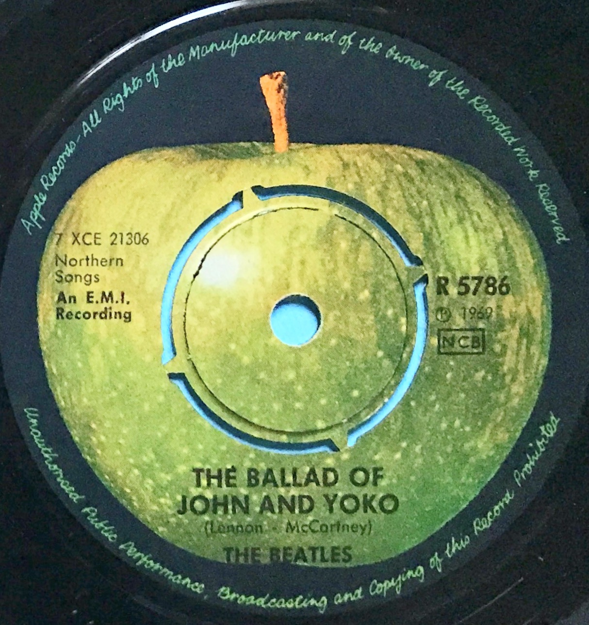 BEATLES - The ballad of John and Yoko 7" Swe PS 1969 - 3