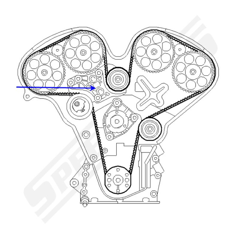 Tensioner Idler Pulley console - 3