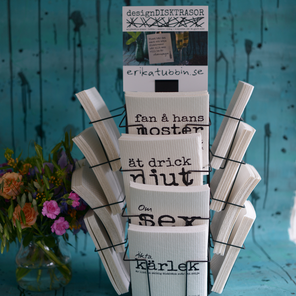 Package: table stand filled with dishcloths - 2