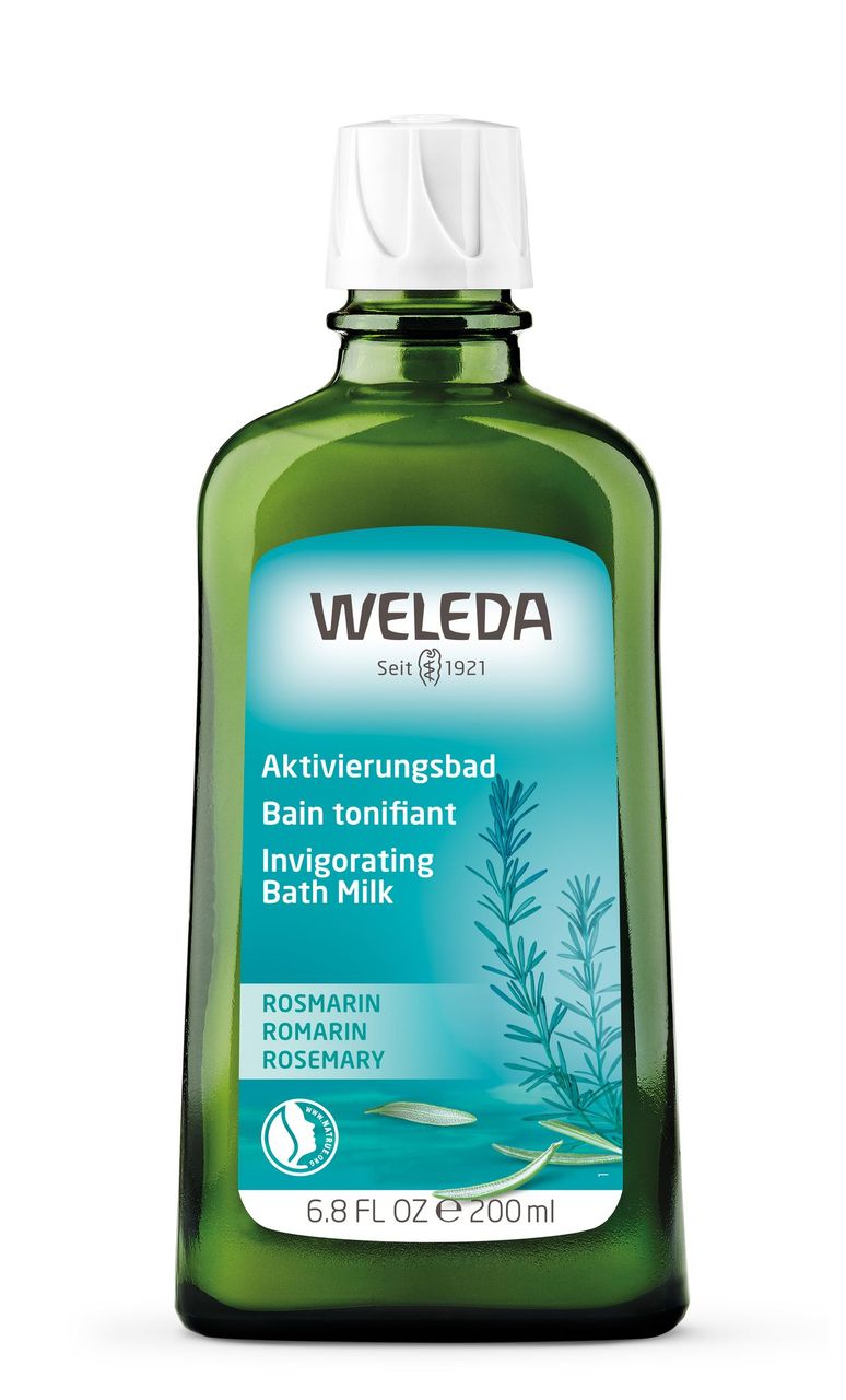Rosemary Invigorating Bath Milk 200ml Weleda