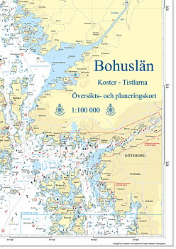 Übersichtskarte Bohuslän, Koster – Tistlarna