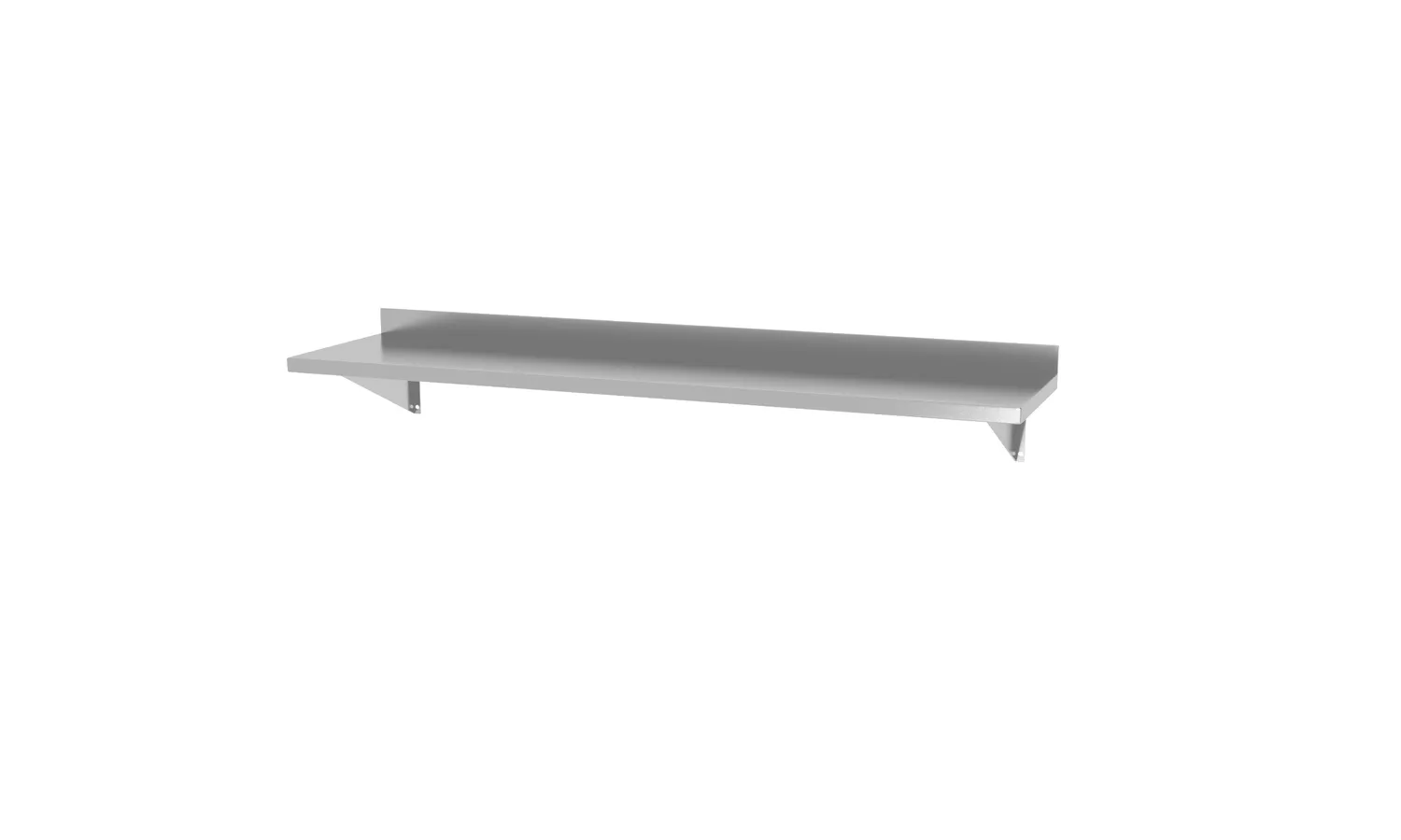 Wall shelf with reverse brackets deep 300mm - 2