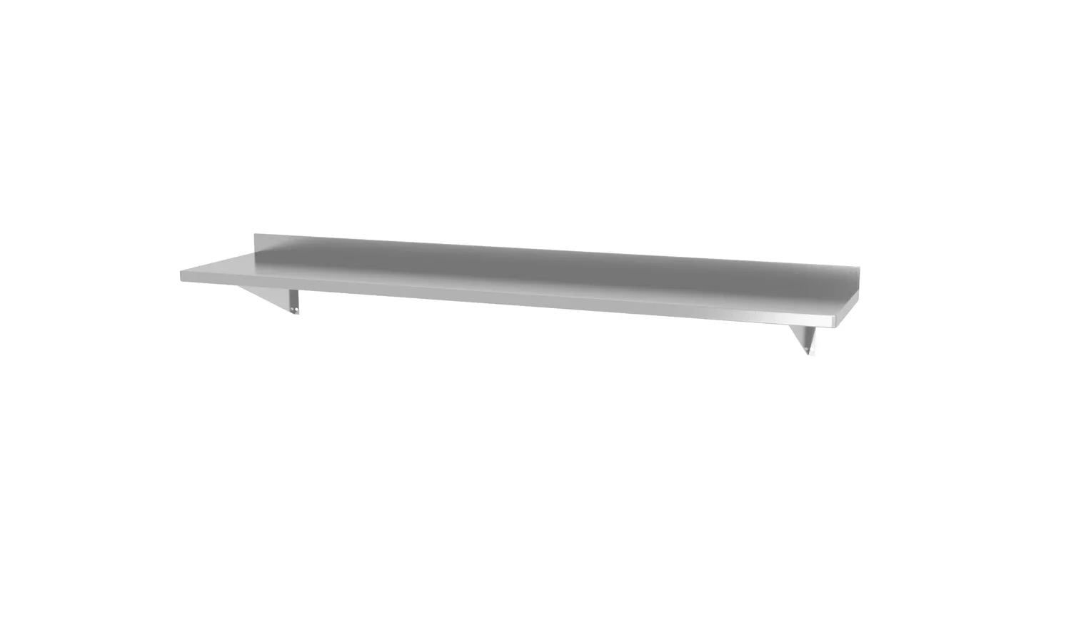 Wall shelf with reverse brackets deep 300mm - 3