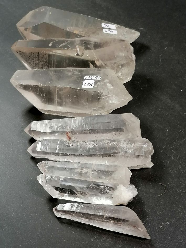 Lemurian kristaller, Naturliga Spetsar - Stora - 3