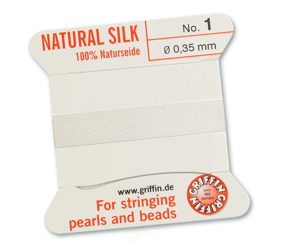 White 1, pearlsilk