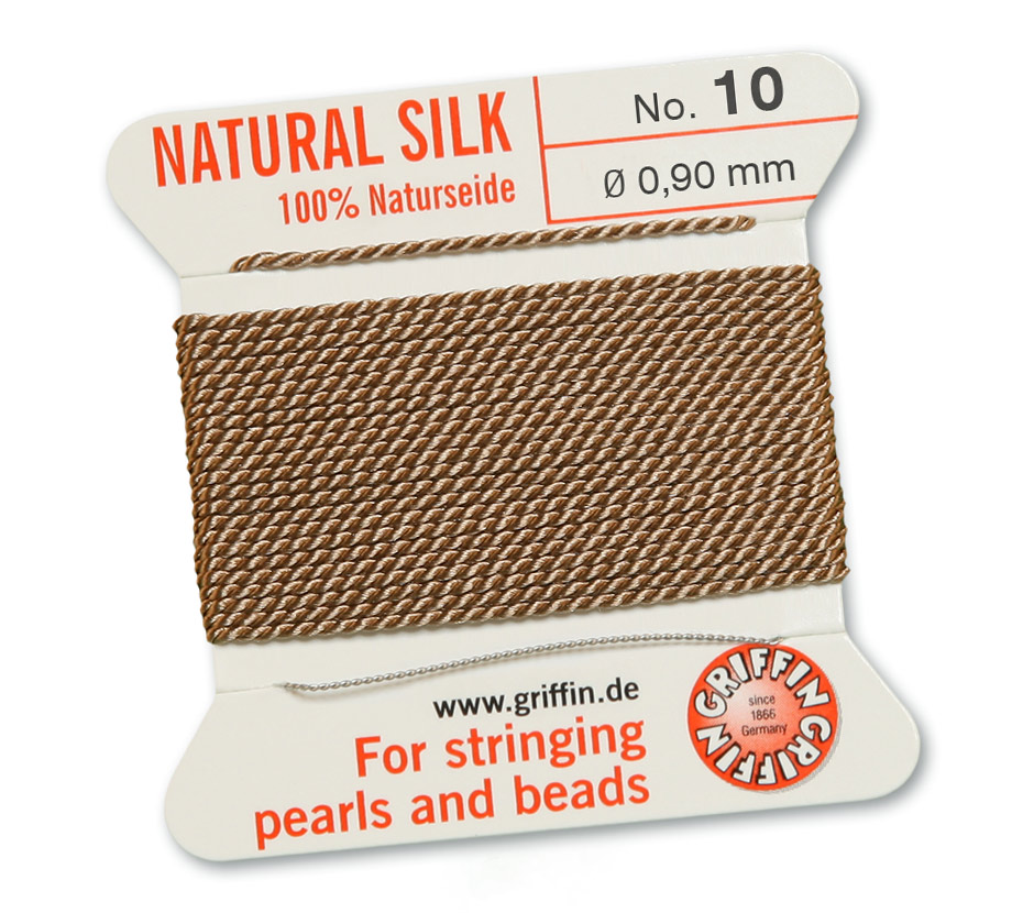 100% Pärlsilke Nr.10 (~0,90 mm)