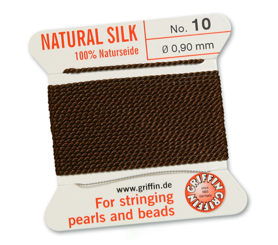 100% Pärlsilke Nr.10 (~0,90 mm)