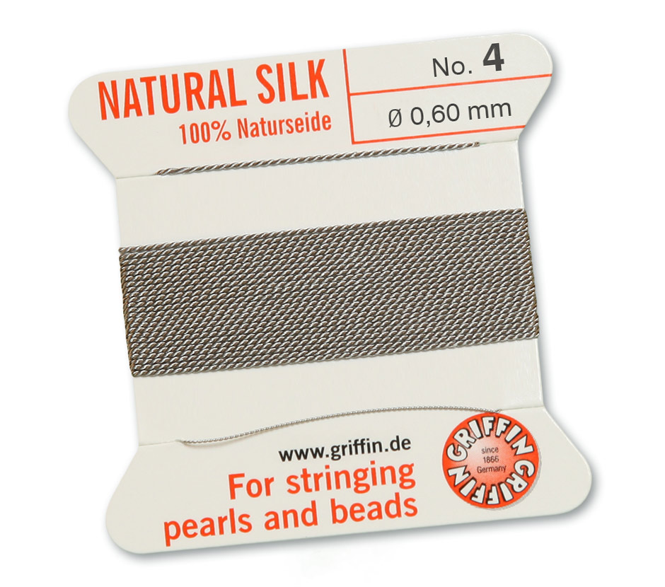 100% Pärlsilke Nr.4 (~0,60 mm)