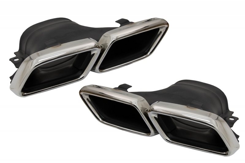 1. ckm w213 2018 FACELIFT  a-look  rear diffuser kit Black trim - 6