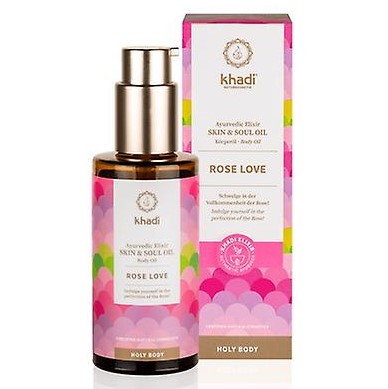 Rose Love - Ayurvedic Elixir Skin & Soul Body Oil 100ml, Khadi