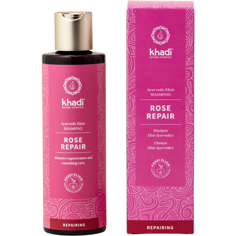 Rose Repair Ayurvedic Elixir Shampoo, 200 ml, Khadi - 2