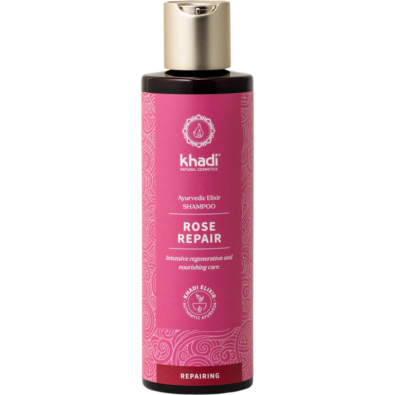 Rose Repair Ayurvedic Elixir Shampoo, 200 ml, Khadi