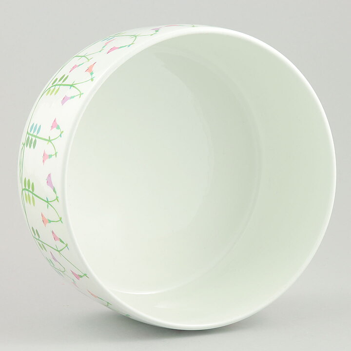 Stig Lindberg (Linnea 1965) Cylinder Bowl with Flower Decor 18 cm