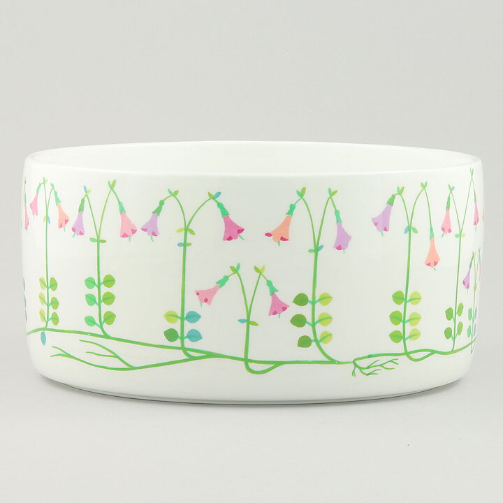 Stig Lindberg (Linnea 1965) Cylinder Bowl with Flower Decor 18 cm