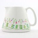 Stig Lindberg (Linnea 1965)  Pitcher with Flower Decor 19/13 cm